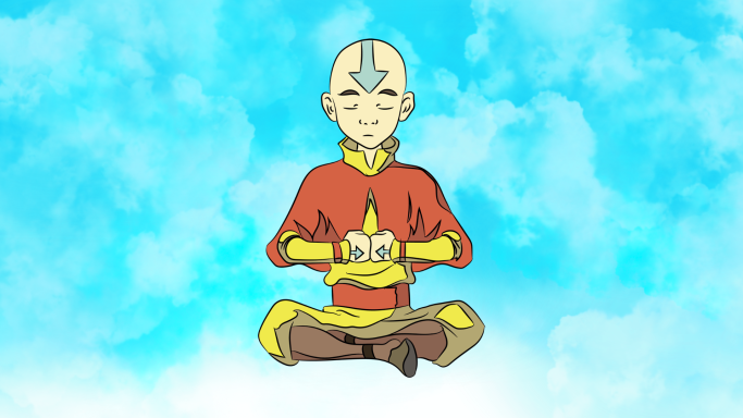 Meditating Aang